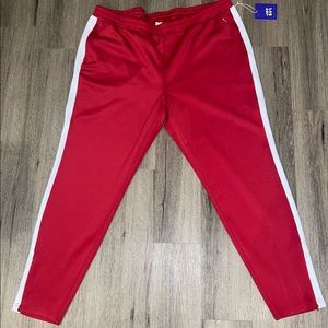 JOY LAB CRIMSON Red Track Pants Sweatpants Joggers